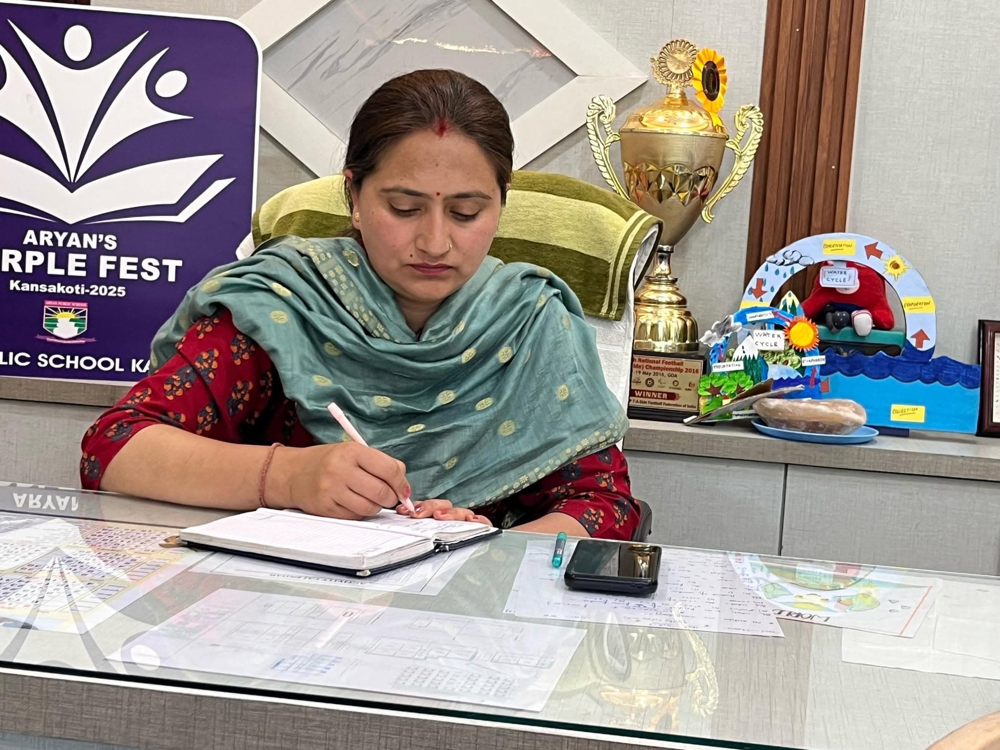 Mrs. Jyoti Rongta, Principal, Aryan Public School - slide 2